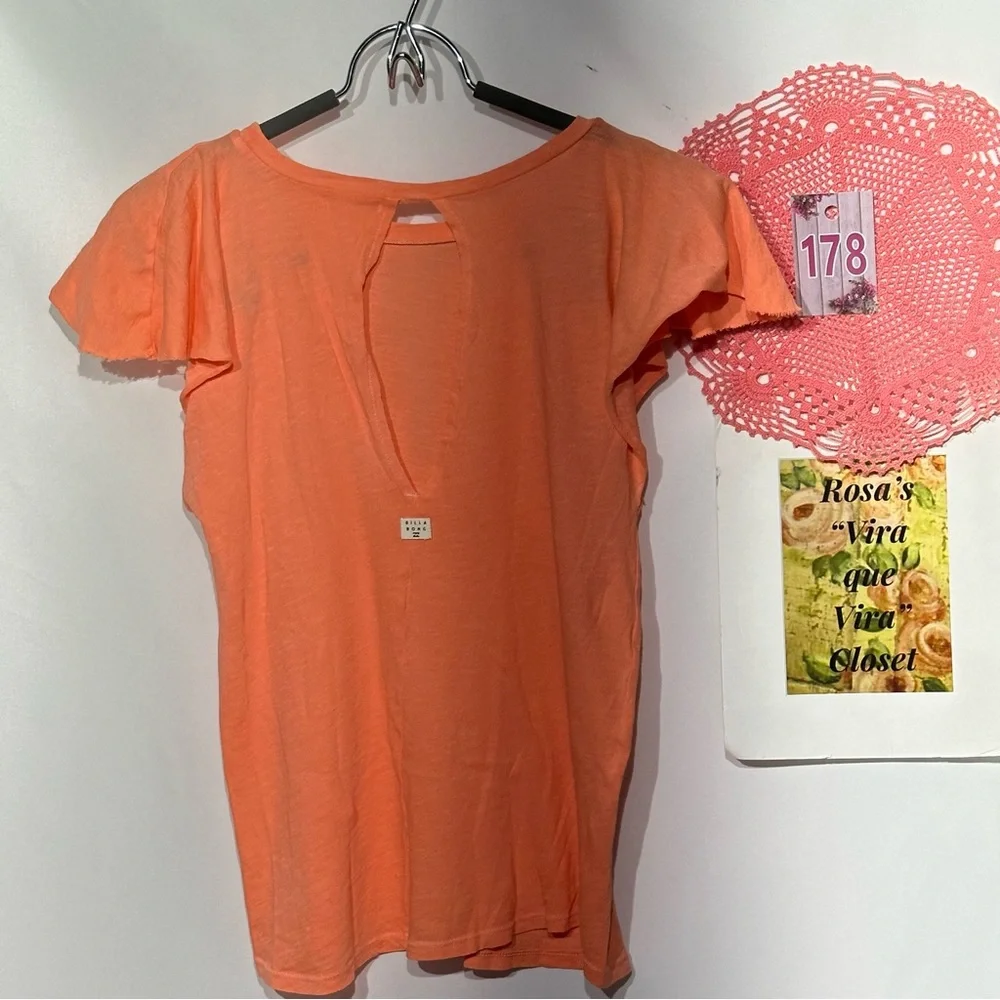 BillaBong NWT Girl's Wave All Day Dress Melon XS